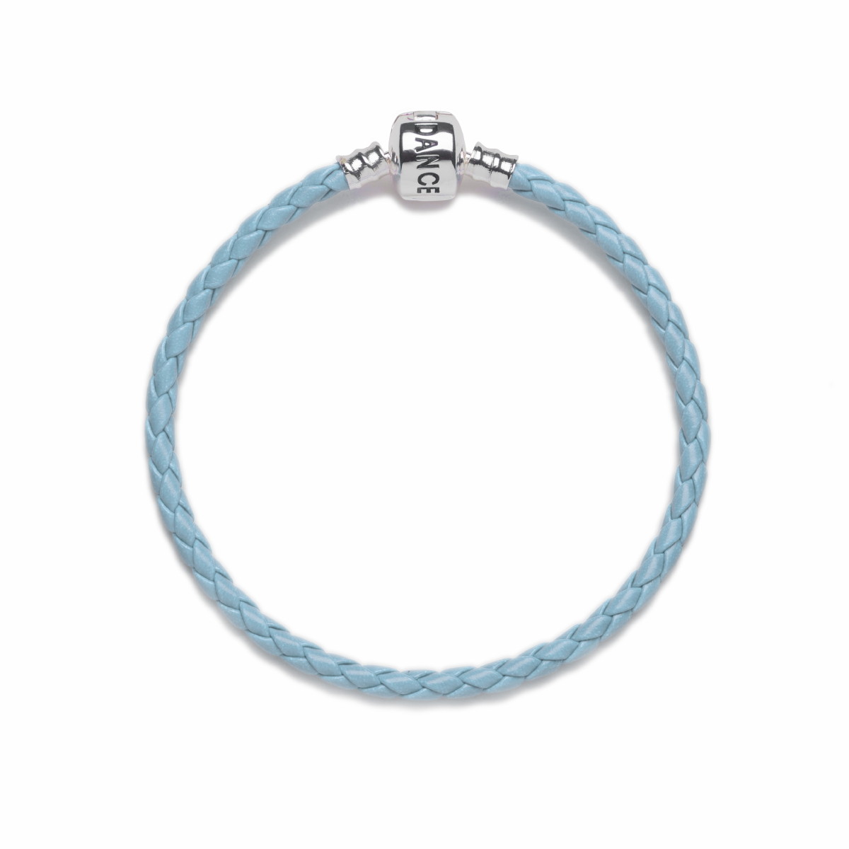 Official Riverdance20 Baby Blue Leather Style Charm Bracelet
