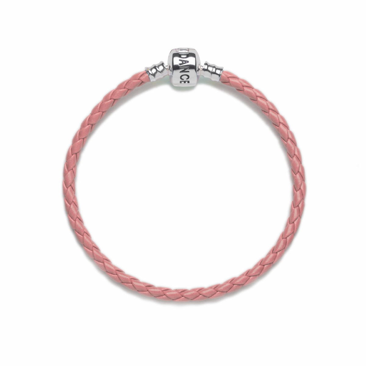 Official Riverdance20 Coral Leather Style Charm Bracelet