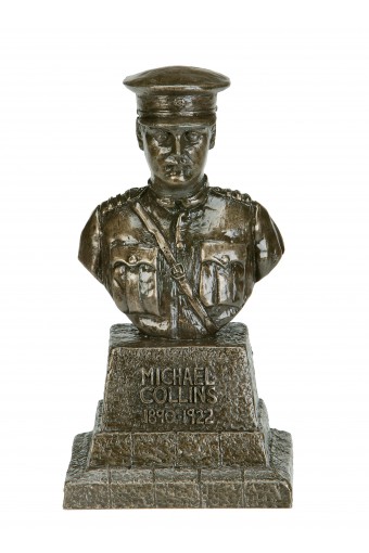 Michael Collins Bronze Bust 19cm