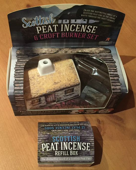 Scottish Peat Incense and Croft Burner Set + Free Refill Box