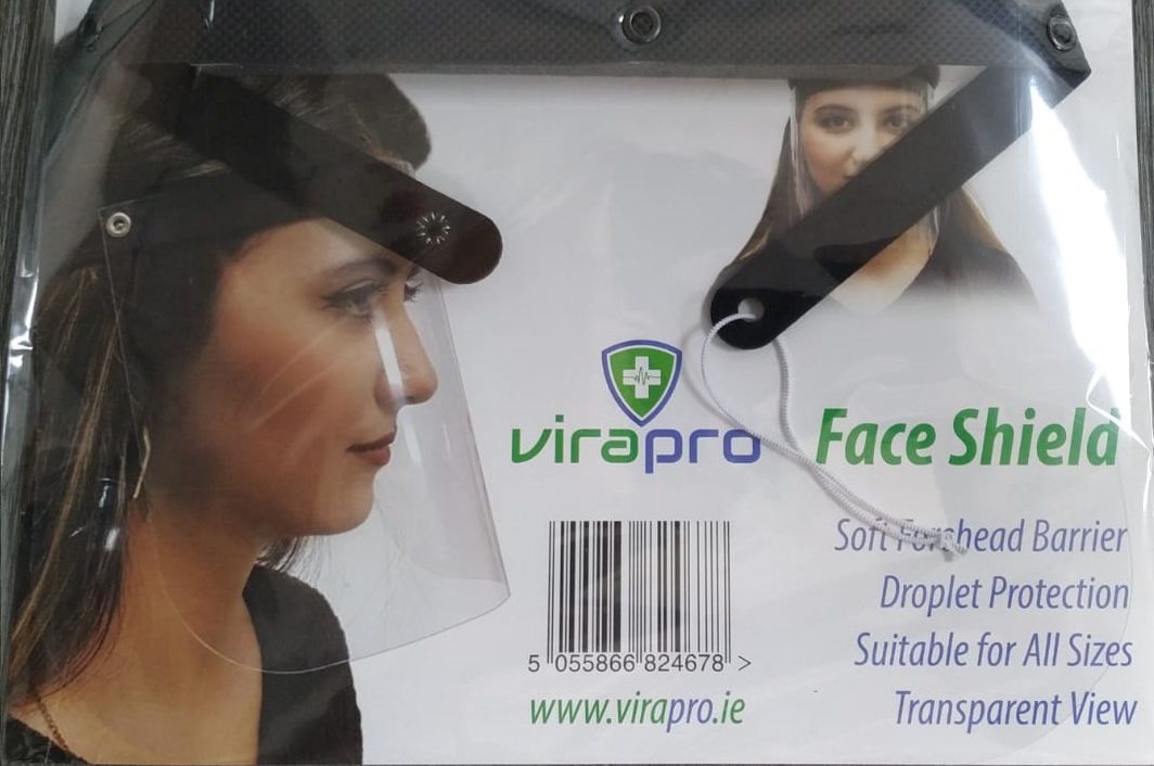 ViraPro Transparent Adjustable Face Shield