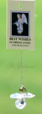 Crystal Hanging Angel/Best Wishes