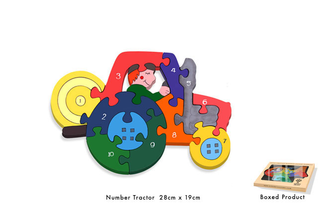 Number Tractor Jigsaw